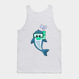 Dolphin Diver Snorkel Tank Top